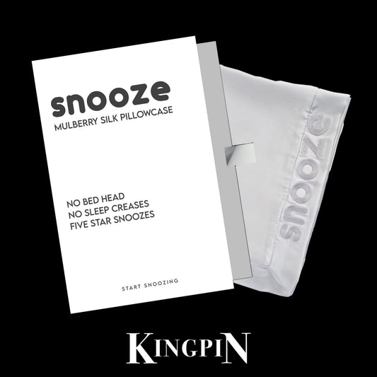 SNOOZE SILK PILLOWCASE | SILVER